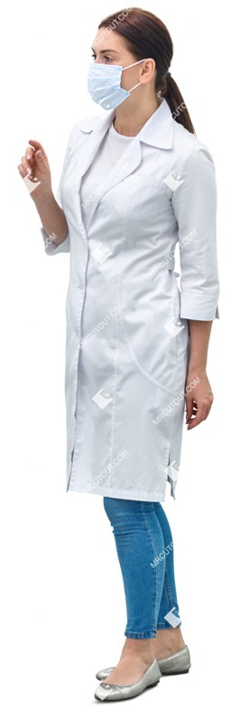 Nurse standing people png (12371)