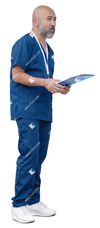 Nurse standing people png (18009)