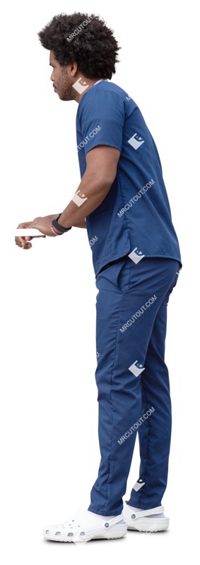 Nurse standing person png (18925)