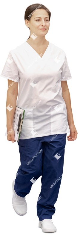 Nurse walking person png (12738)