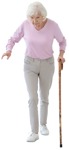 Patient walking person png (10935) - miniature