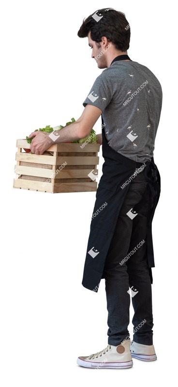 Salesman standing people png (13780)