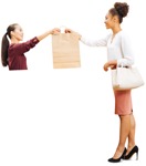 Salesman with clients person png (5070) - miniature