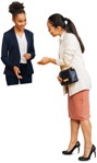 Cut out people - Salesman With Clients 0067 | MrCutout.com - miniature