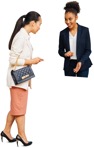 Salesman with clients photoshop people (5197) - miniature