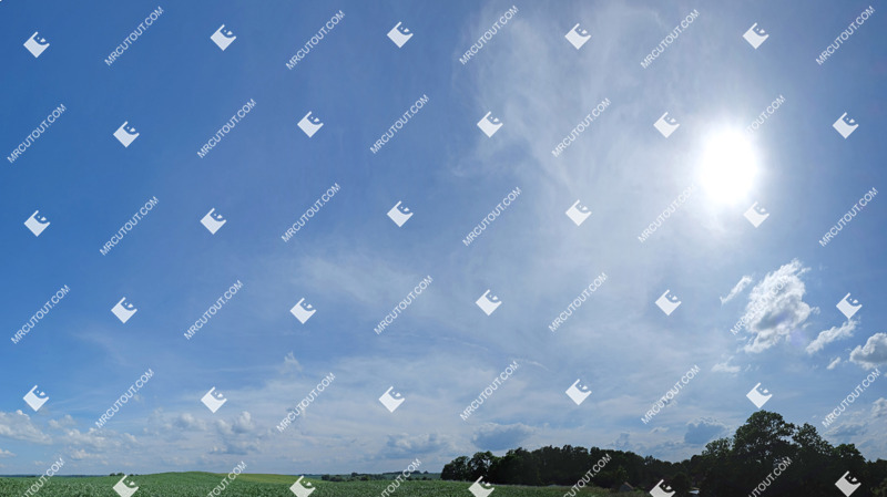 Sunny blue sky for photoshop (10844)