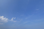 Sunny blue sky for photoshop (12304) - miniature