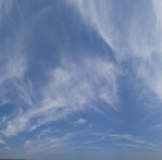 Sunny blue sunny clouds sky for photoshop (11089) - miniature