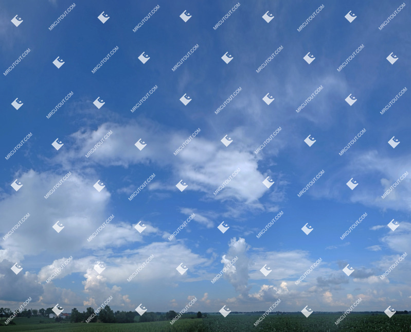 Sunny clouds photoshop sky (10850)