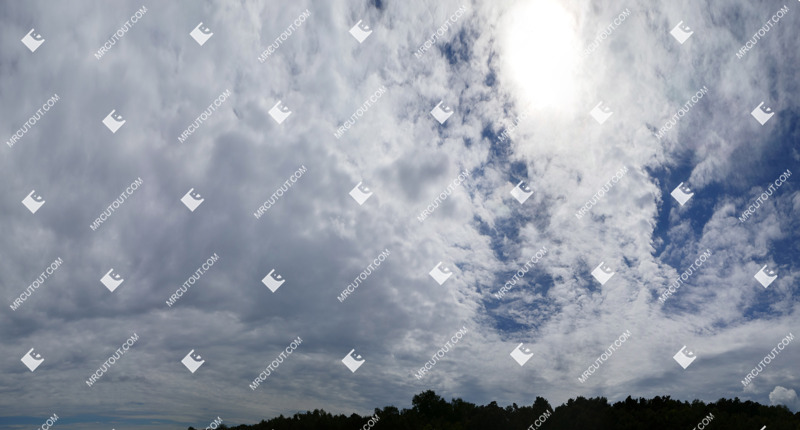Sunny clouds photoshop sky (11320)