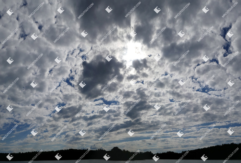 Sunny clouds sky for photoshop (11027)