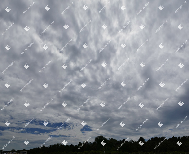 Sunny clouds rainy clouds sky for photoshop (11096)