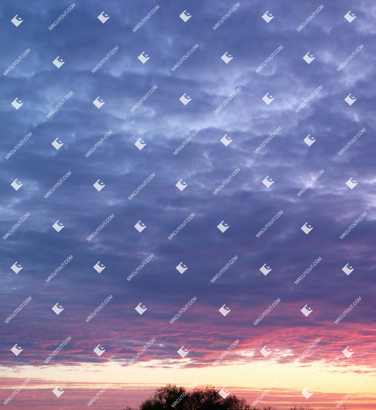 Sunset sky for photoshop (8664)