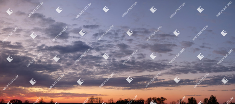 Sunset sky for photoshop (11608)