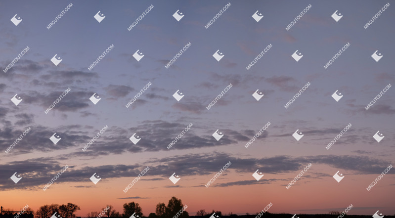 Sunset sky for photoshop (11607)