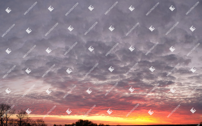 Sunset sky for photoshop (10965)