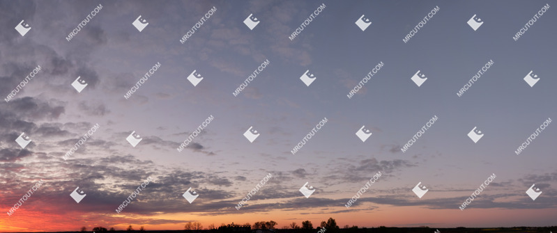 Sunset sky for photoshop (10750)