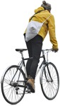 Teenager cycling people png (3320) - miniature