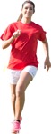 Teenager jogging entourage people (6361) - miniature