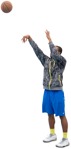 Teenager playing basketball people png (4119) - miniature