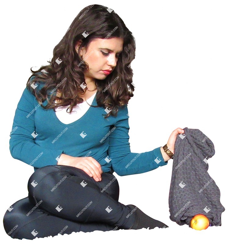 Teenager sitting people png (1970)