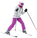Teenager skiing person png (2564) - miniature