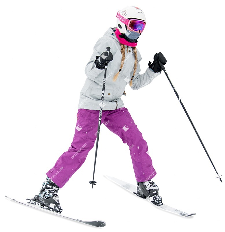 Teenager skiing person png (2703)