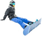 Cut out people - Teenager Skiing 0008 | MrCutout.com - miniature