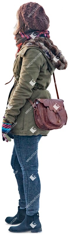 Teenager standing cut out pictures (2815)