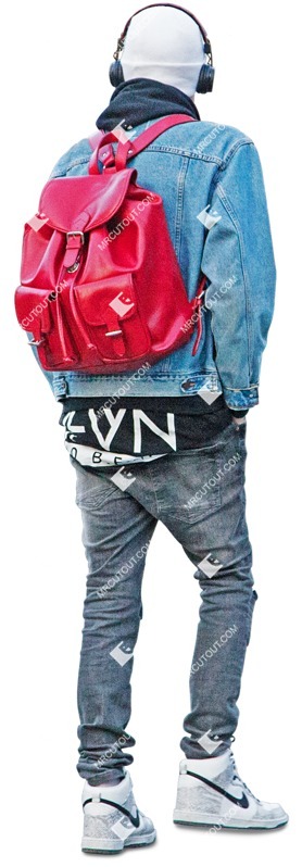 Teenager walking photoshop people (2343)