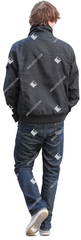 Teenager walking cut out pictures (617)