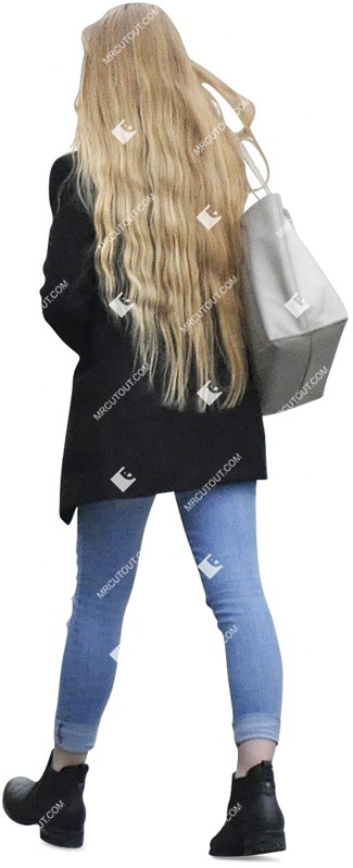 Teenager walking photoshop people (3436)