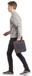 Teenager walking  (2450) - miniature