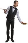 Waiter people png (5191) - miniature