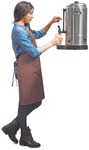Waiter drinking people png (5591) - miniature