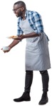 Waiter standing people png (4247) - miniature