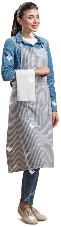 Waiter standing people png (4808)