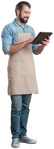 Waiter standing people png (4723) - miniature