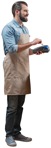 Waiter standing people png (3732) - miniature