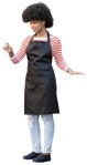 Waiter standing photoshop people (11797) | MrCutout.com - miniature