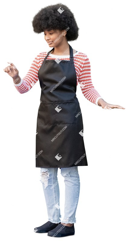 Waiter standing photoshop people (11420)