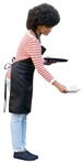 Waiter standing people png (11804) - miniature