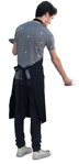 Waiter standing person png (14270) | MrCutout.com - miniature