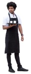 Waiter standing png people (18003) - miniature