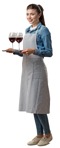 Waiter standing  (4807) - miniature