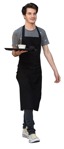 Waiter walking cut out pictures (14279) - miniature