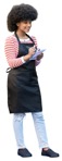 Waiter writing people png (11808) - miniature