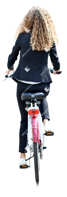Woman cycling people png (7868)