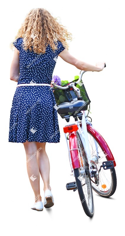 Woman cycling people png (8361)