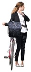 Woman cycling people png (8423) - miniature